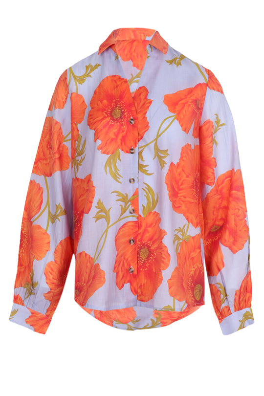 Load image into Gallery viewer, Blue Poppy Miley Shirt
