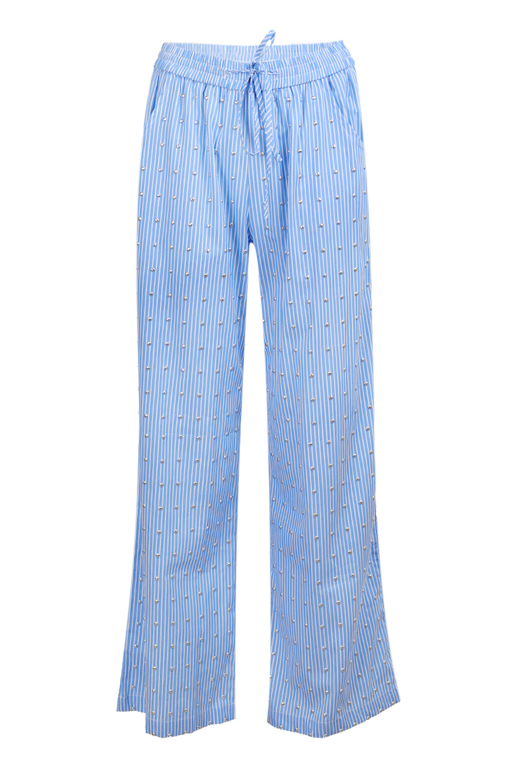 Load image into Gallery viewer, Blue Stripe Elissa Trouser
