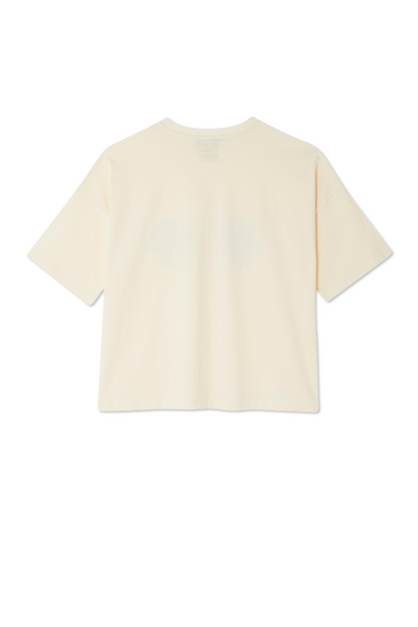 Gold Shell Boob T Shirt White - Top