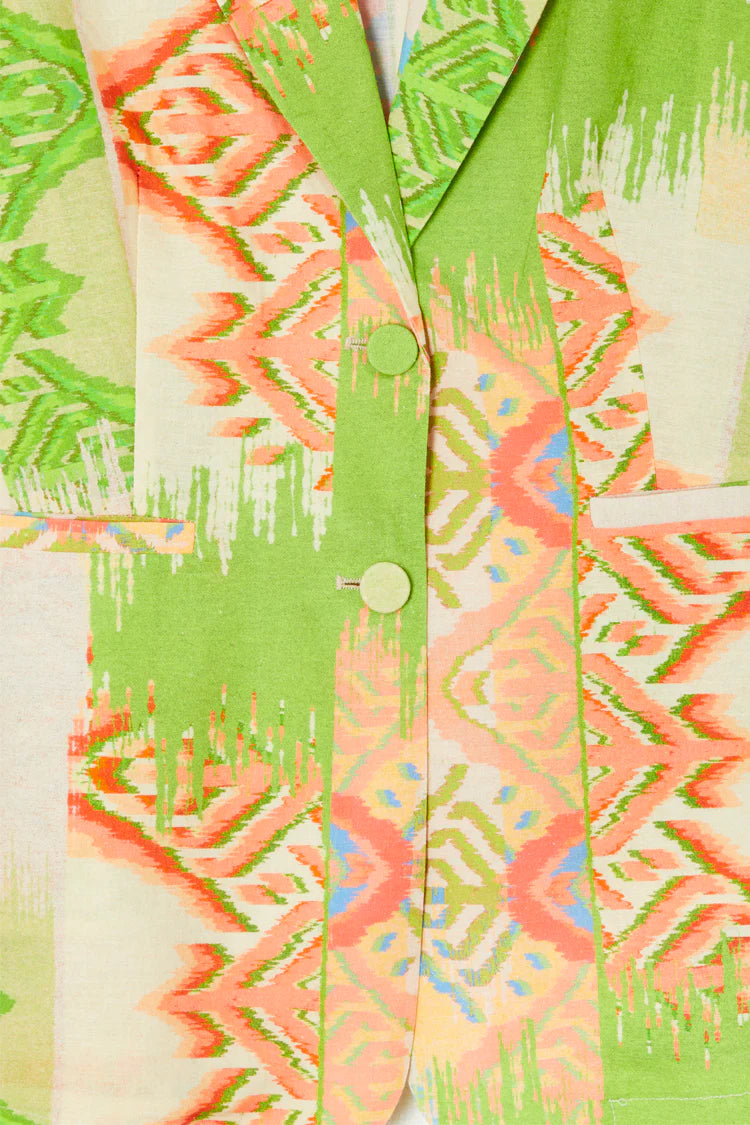 Load image into Gallery viewer, Green Abstract 22 Blazer - Blazer
