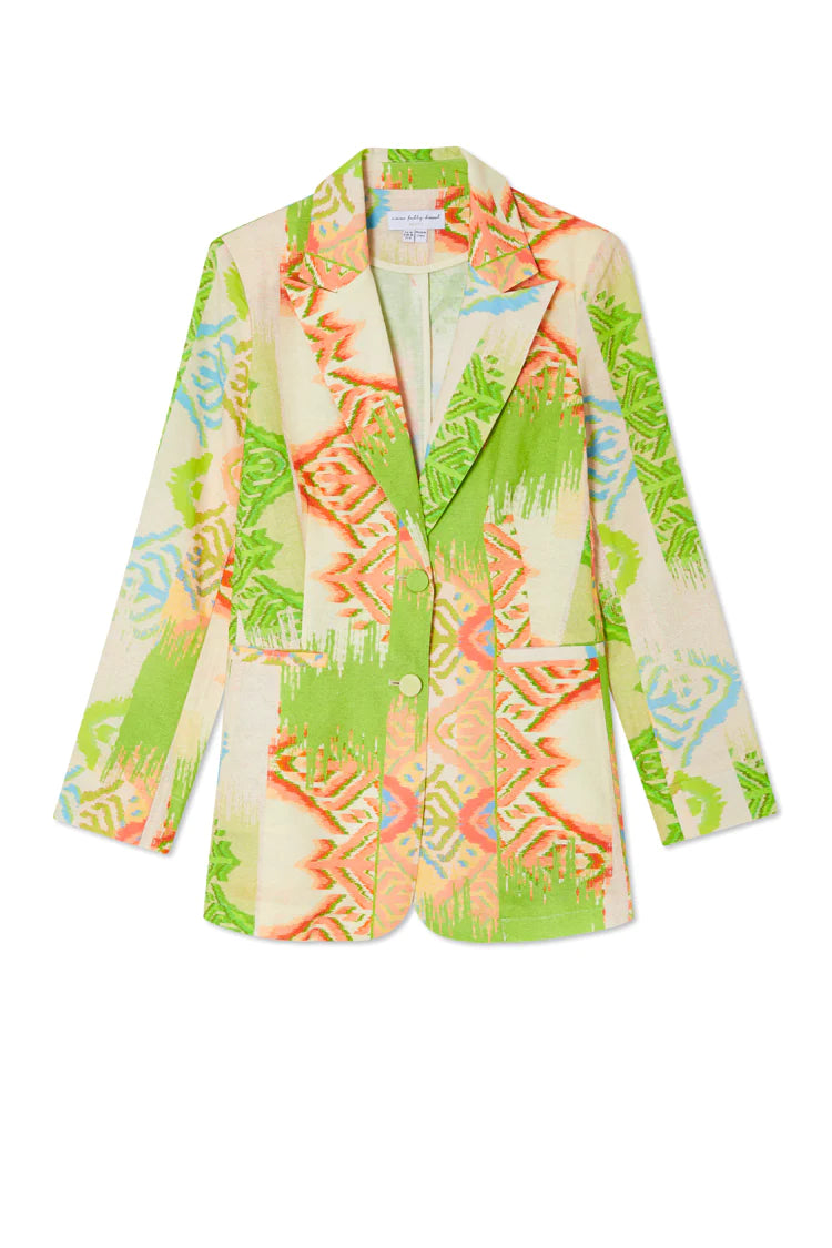 Green Abstract 22 Blazer - Blazer