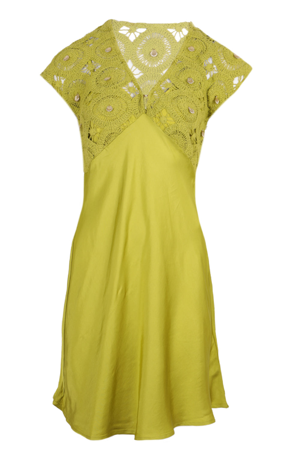 Load image into Gallery viewer, Green Shell Mini Elodie Dress
