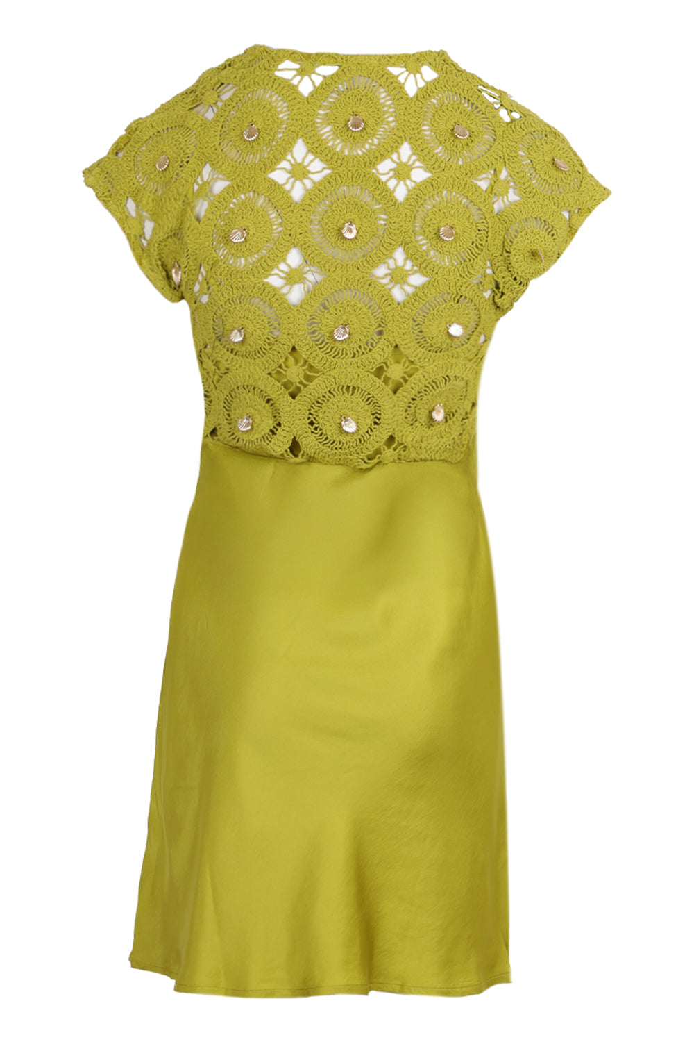 Load image into Gallery viewer, Green Shell Mini Elodie Dress

