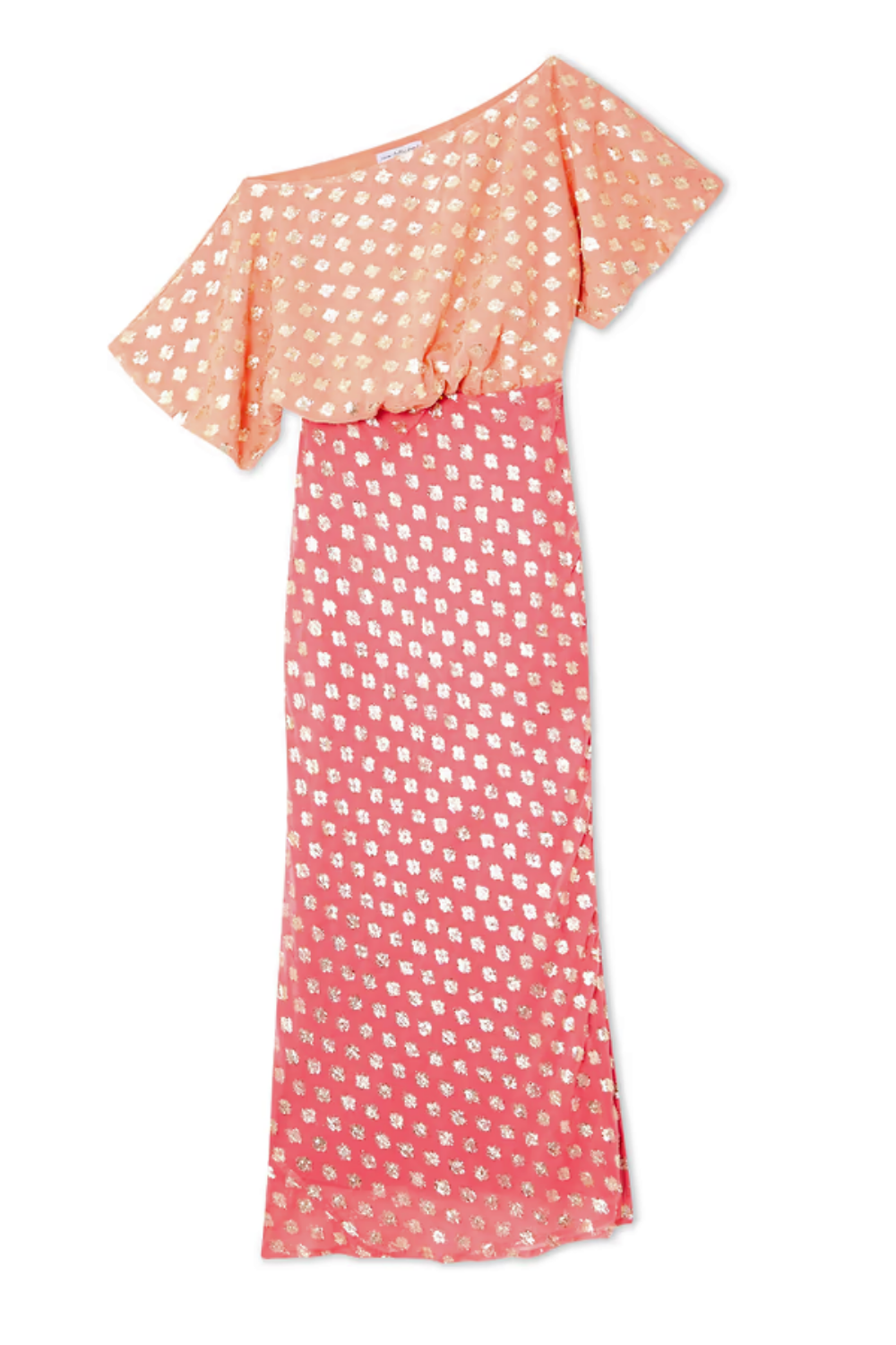 Load image into Gallery viewer, Pink and Red Jacquard Tilly Dress
