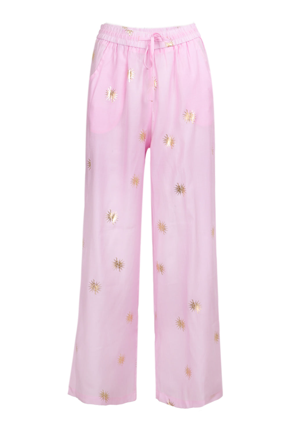 Pink Elissa Trousers with Sun Foil