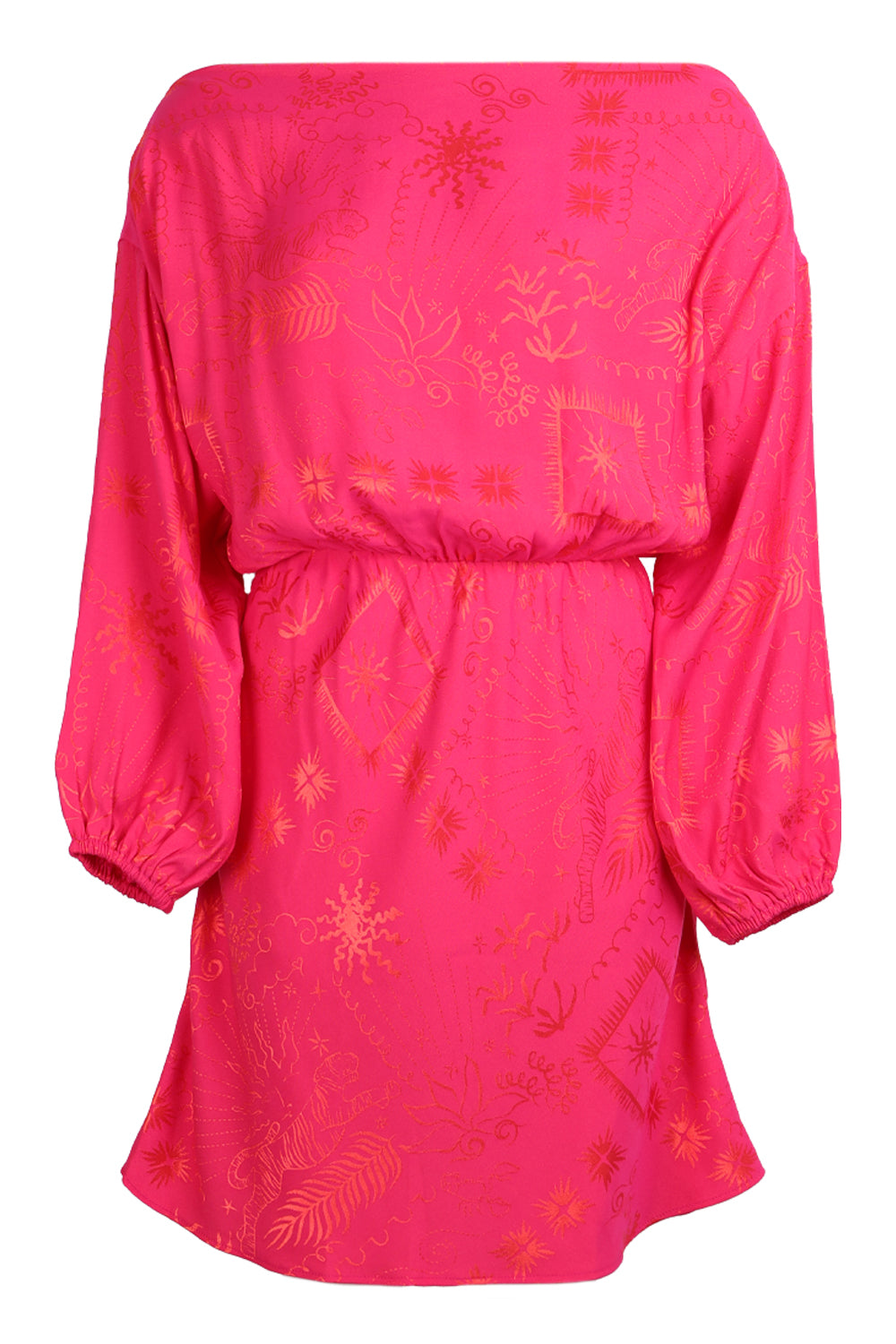 Load image into Gallery viewer, Pink Safari Mini Tilly Dress
