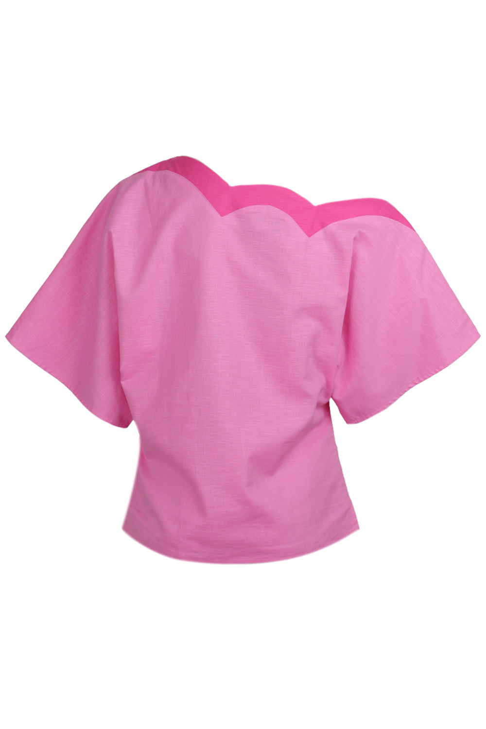 Load image into Gallery viewer, Pink Scallop Tilly Top
