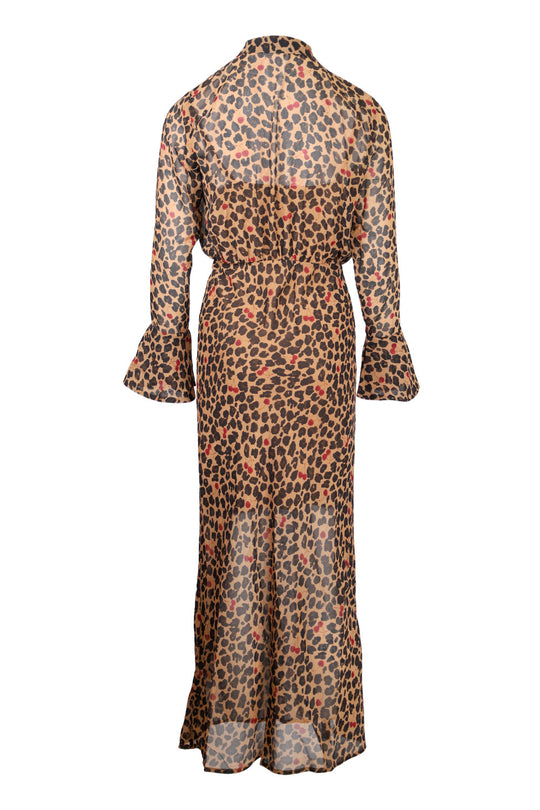 Load image into Gallery viewer, Cherry Leopard Mia Dress

