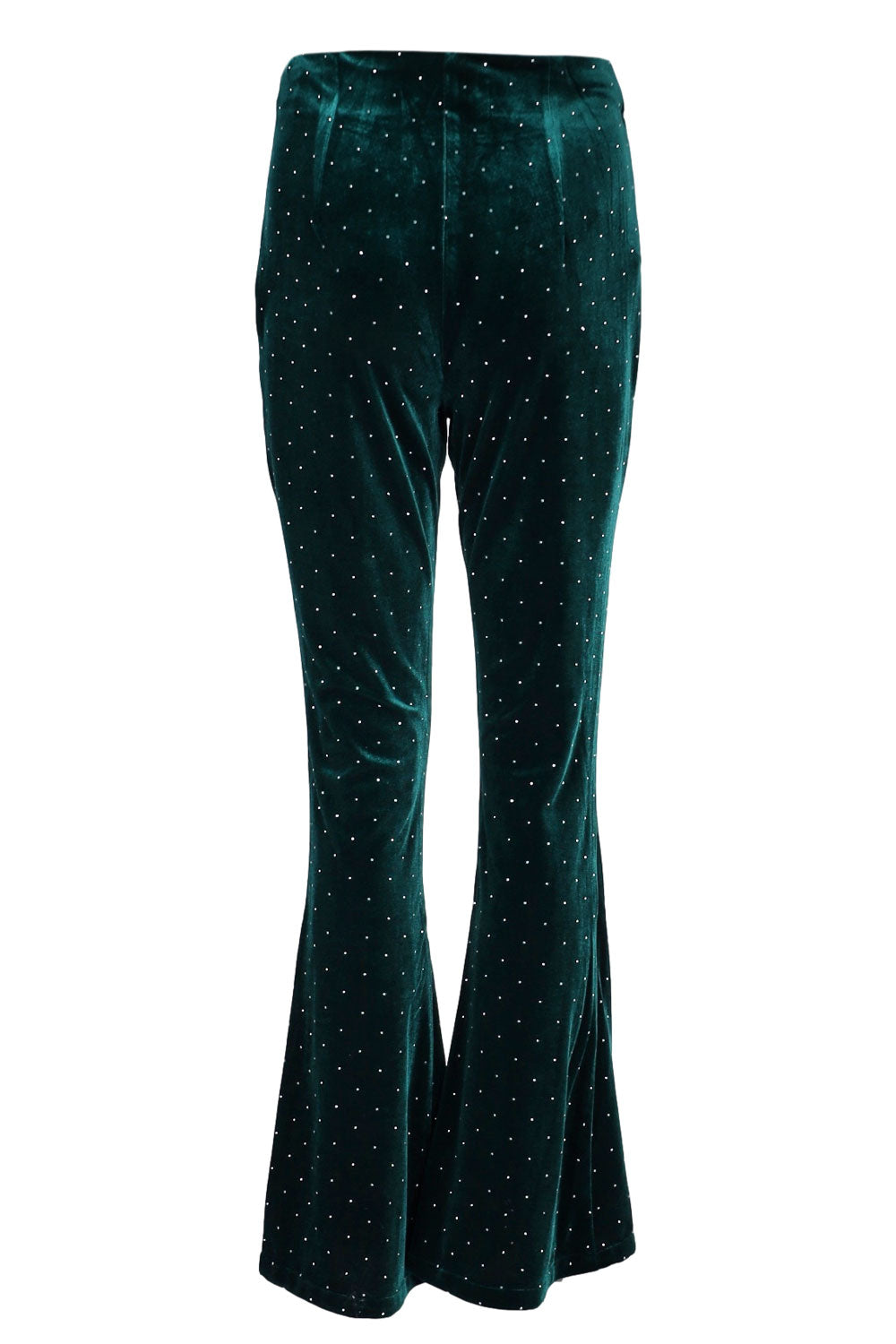 Load image into Gallery viewer, Emerald Velvet Trousers
