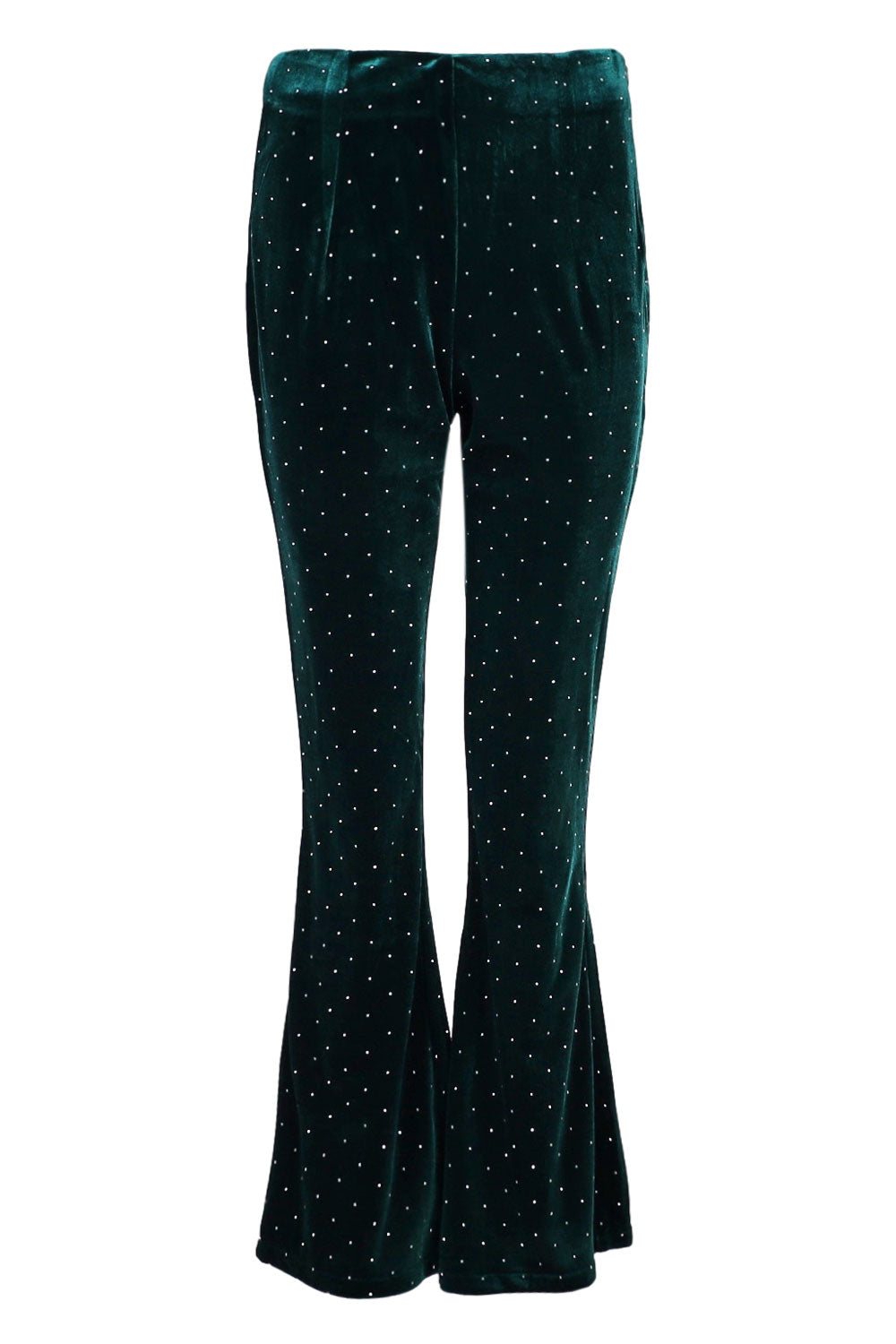 Load image into Gallery viewer, Emerald Velvet Trousers
