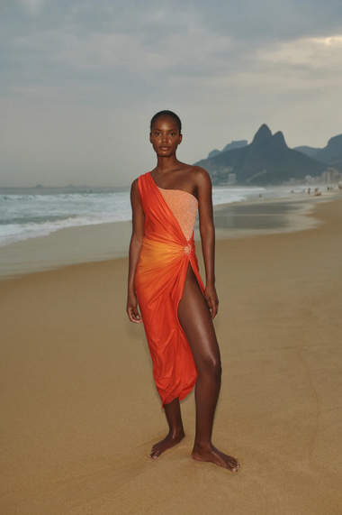 Nikka Cover Up Puesta De Sol - Dress
