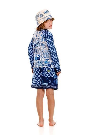 Noah Azure Kids Rashguard - Boys Rash Guard