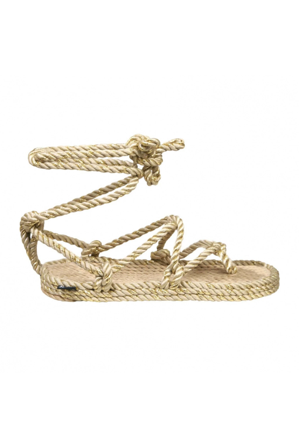 Load image into Gallery viewer, Romano Beige &amp;amp; Sparkling Gold Sandals
