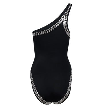Womens High Cut One Piece Swimsuit