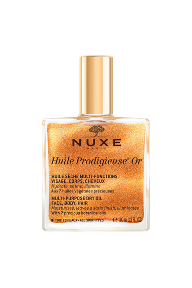Huile Prodigieuse Golden Shimmering Multi-Purpose Dry Oil 100ml