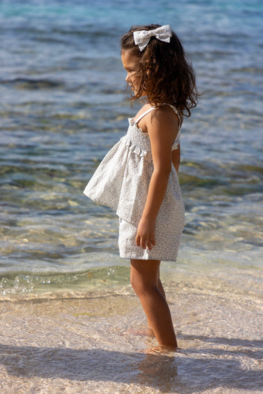 Olivia Blouse and Shorts Set Mini Flowers