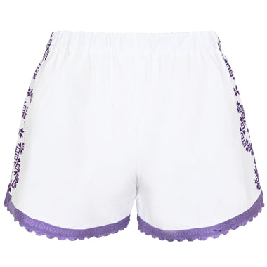 Orsina Cotton Shorts Pop Of Purple M - Shorts
