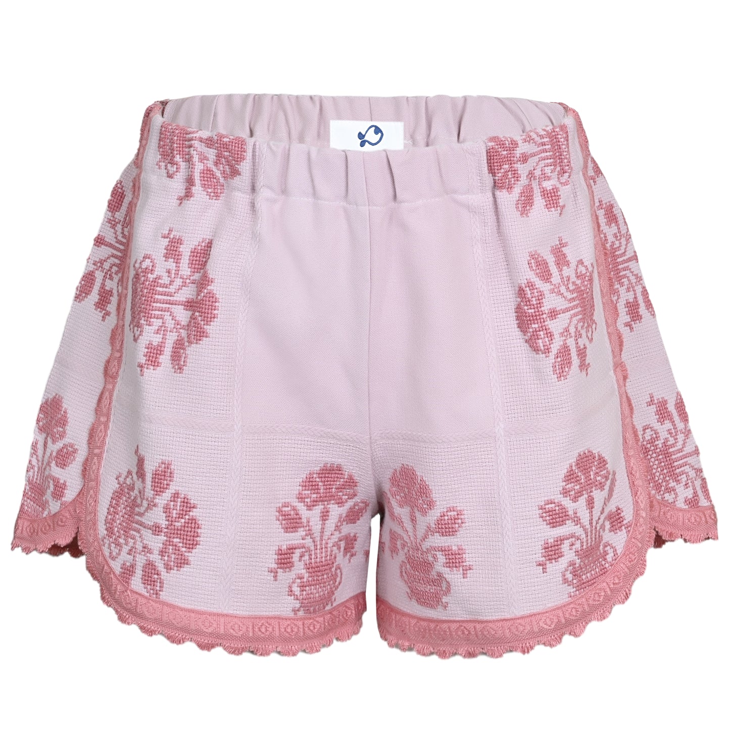 Load image into Gallery viewer, Orsina Cotton Shorts Peony Pink M - Shorts
