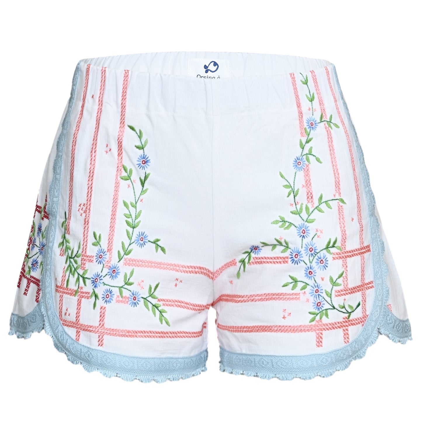 Load image into Gallery viewer, Orsina Cotton Shorts Blue Pastel XS - Shorts
