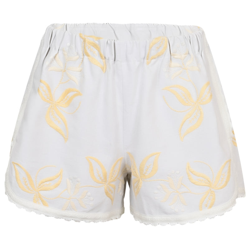Orsina Cotton Shorts Yellow Petal L