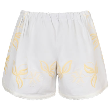 Orsina Cotton Shorts Yellow Petal L - Shorts