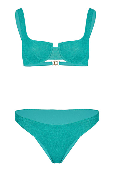 Lumiere Balconette Bikini Sea Turquoise