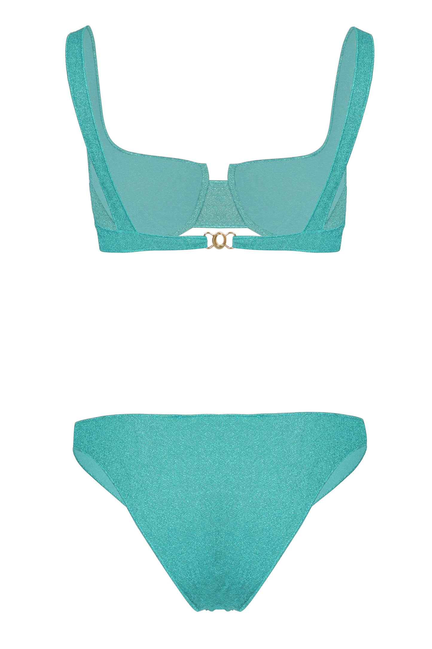 Load image into Gallery viewer, Lumiere Balconette Bikini Sea Turquoise
