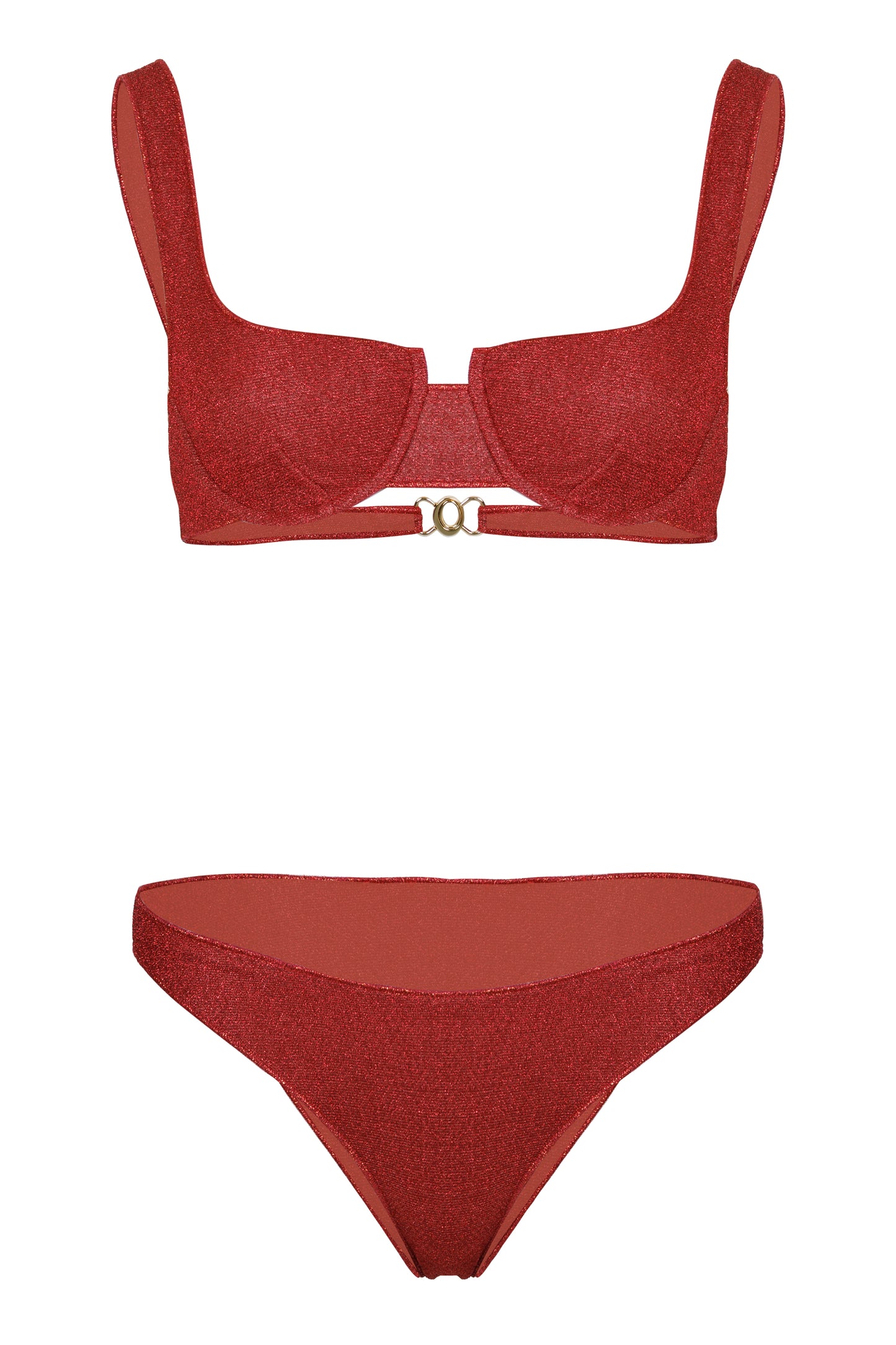 Load image into Gallery viewer, Lumiere Balconette Bikini Coral
