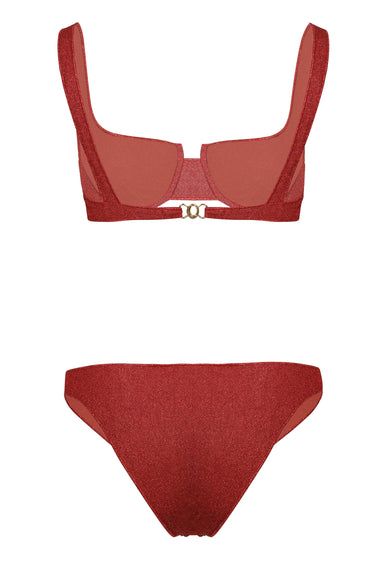 Lumiere Balconette Bikini Coral