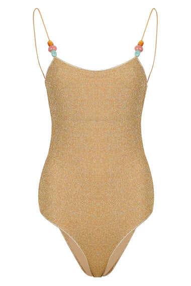Lumiére Beads Maillot Gold