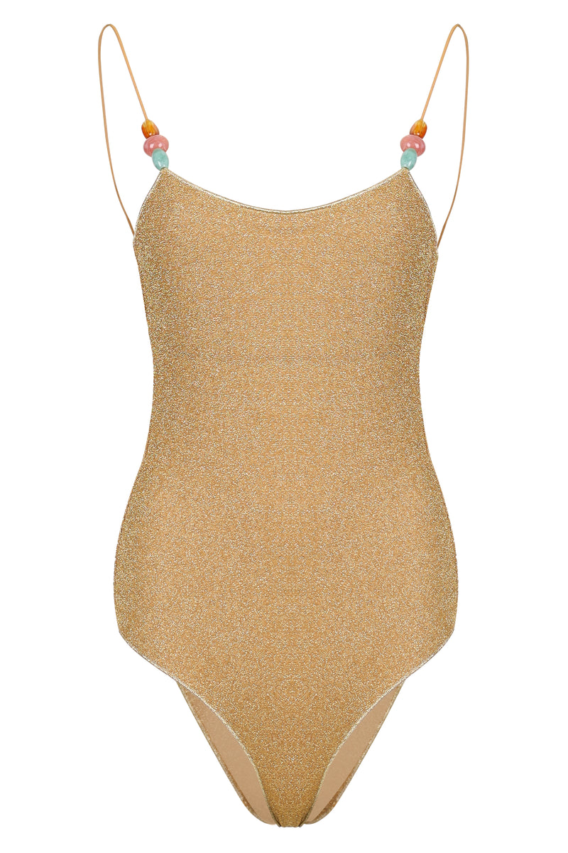 Lumiére Beads Maillot Gold