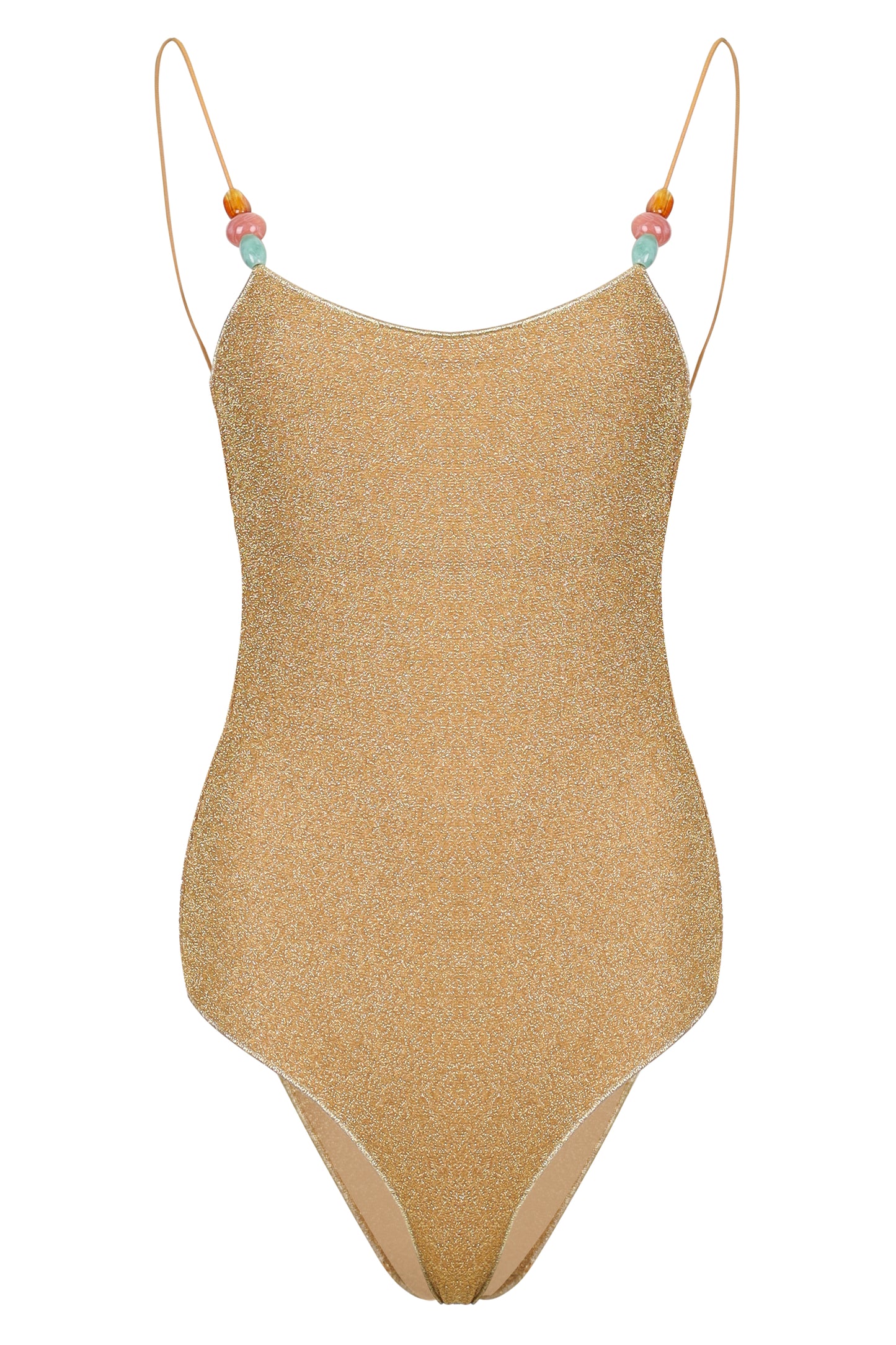 Load image into Gallery viewer, Lumiére Beads Maillot Gold
