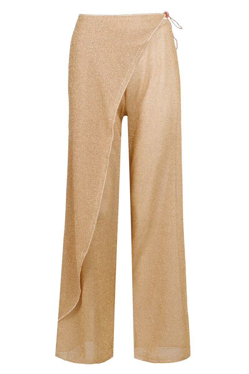 Lumiere Beads Pareo Pants Gold