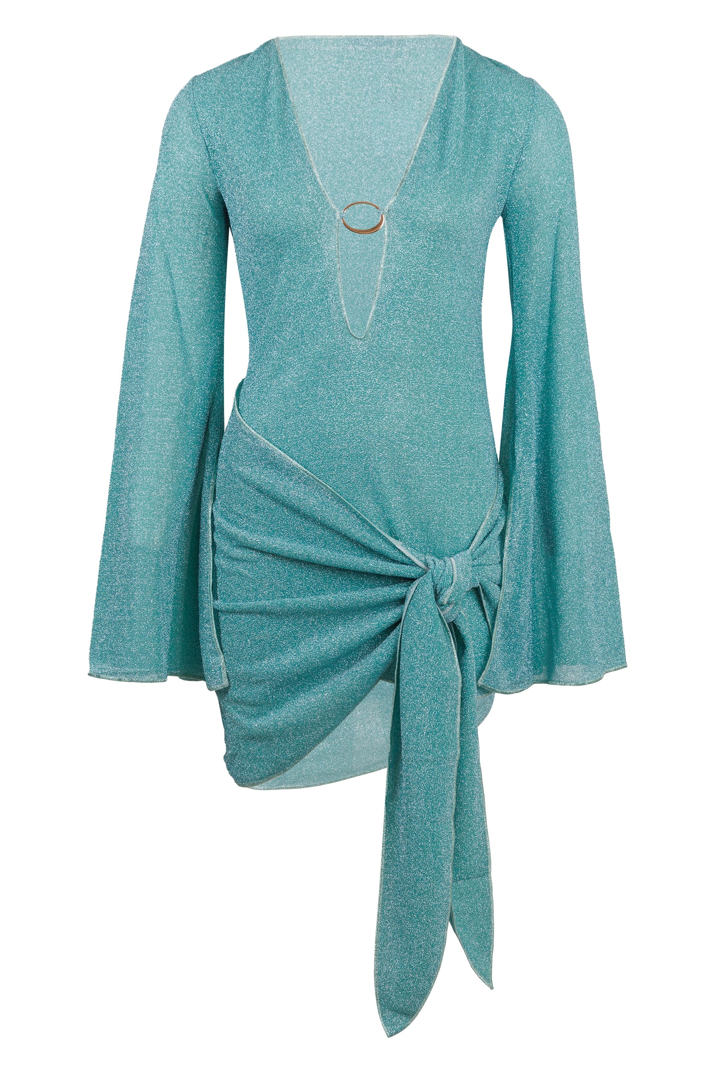 Load image into Gallery viewer, Lumiere Pareo Dress Sea Turquoise
