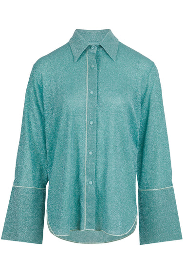 Lumiere Sleeves Shirt Sea Turquoise