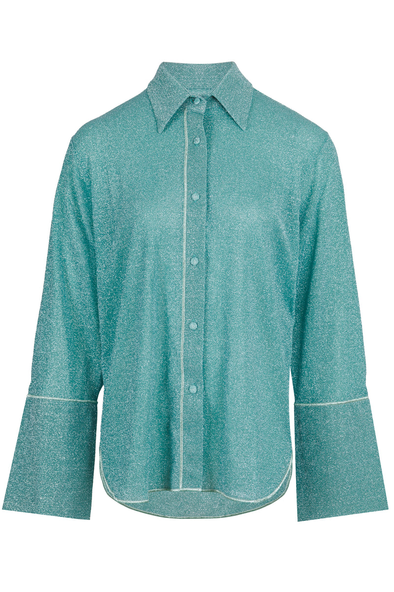 Lumiere Sleeves Shirt Sea Turquoise