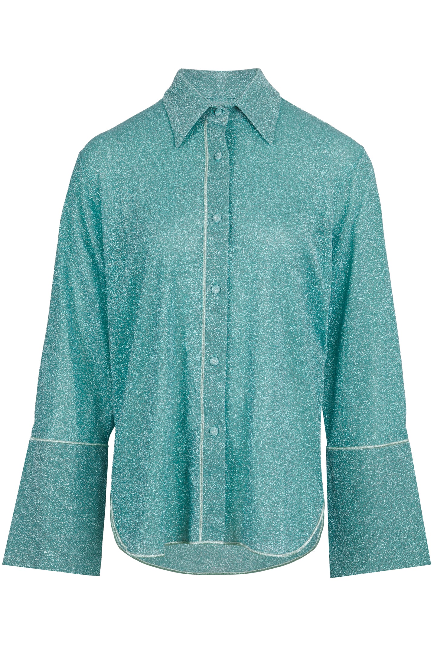 Load image into Gallery viewer, Lumiere Sleeves Shirt Sea Turquoise
