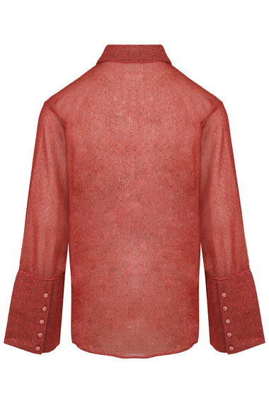 Lumiere Sleeves Shirt Coral