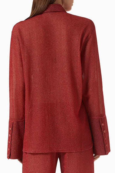 Lumiere Sleeves Shirt Coral