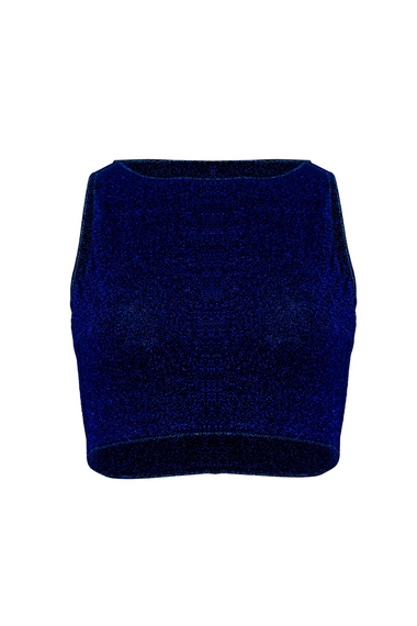 Lumiere Crop Top Blue