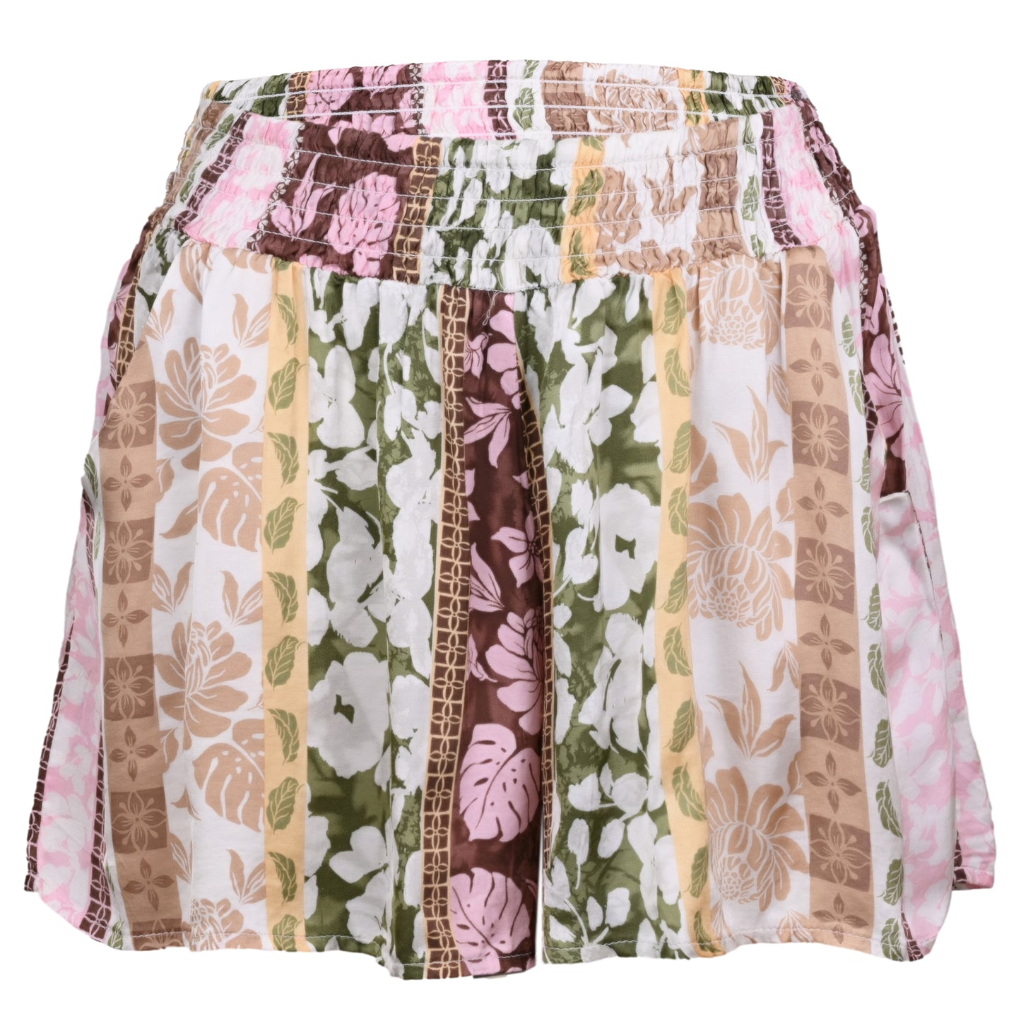 Pacific Tropical Satin Printed Shorts - Shorts