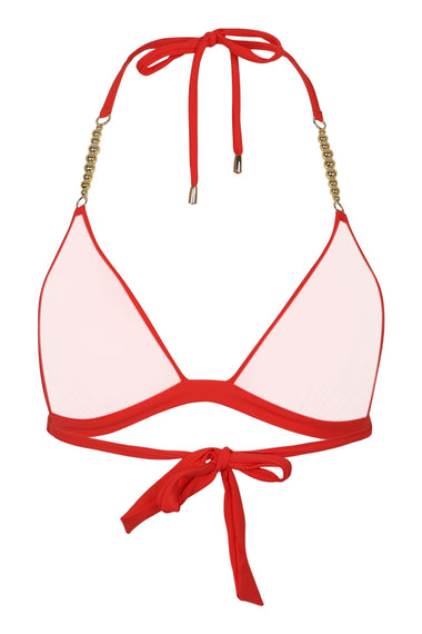 Lilien Orange Bikini Top