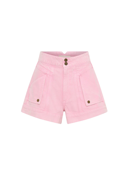 Paloma Denim Short Pink - Shorts