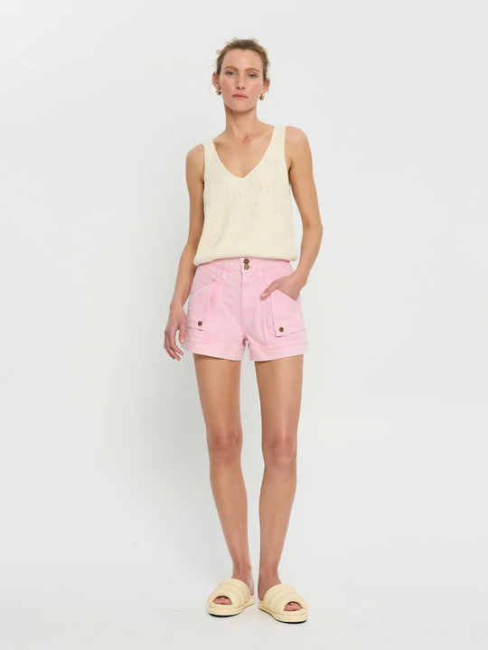 Paloma Denim Short Pink - Shorts