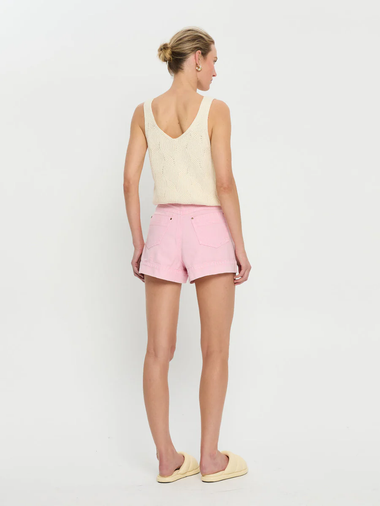 Paloma Denim Short Pink - Shorts