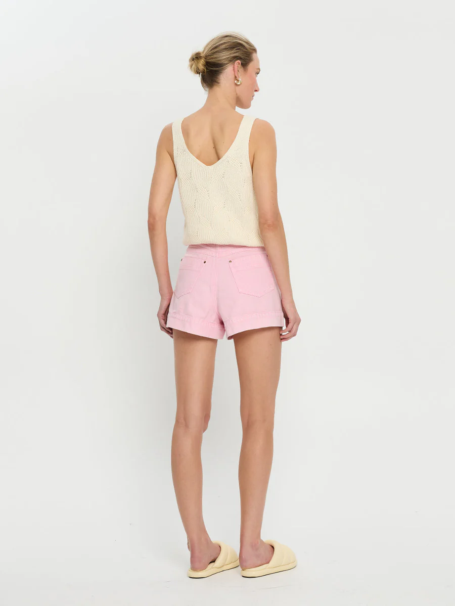 Load image into Gallery viewer, Paloma Denim Short Pink - Shorts
