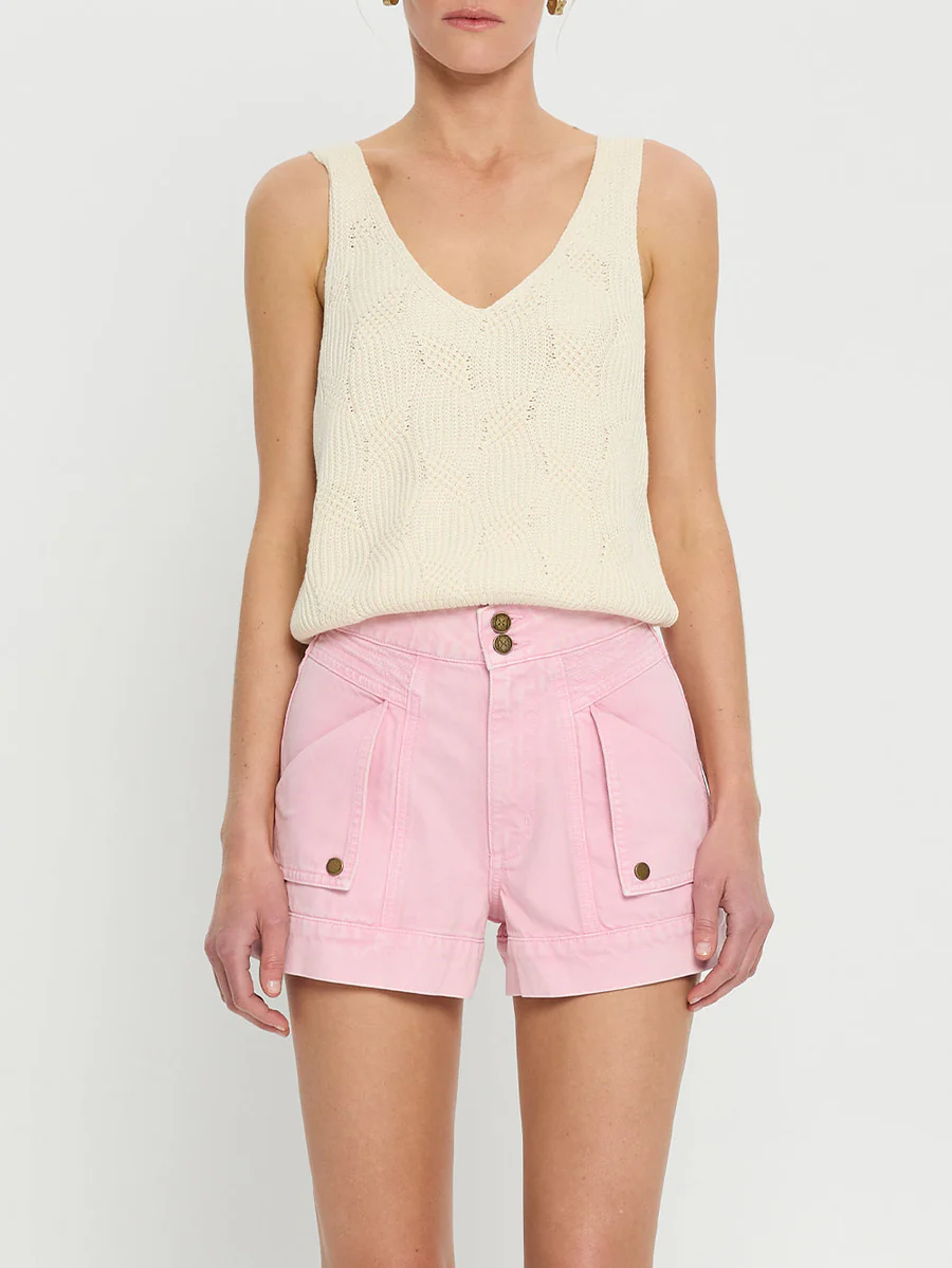 Load image into Gallery viewer, Paloma Denim Short Pink - Shorts
