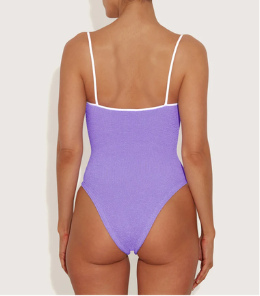 Pamela Swim Contrast Lilac - ONE SIZE - One Piece