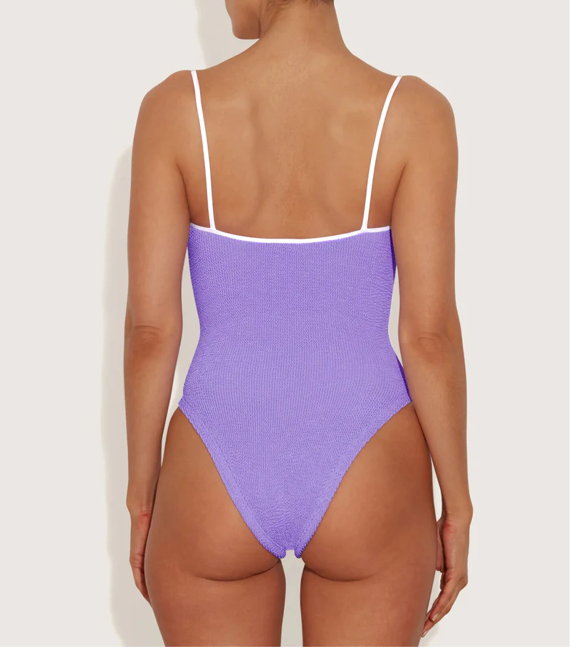 Load image into Gallery viewer, Pamela Swim Contrast Lilac - ONE SIZE - One Piece
