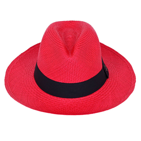 Panama Hat Classic Red / Black